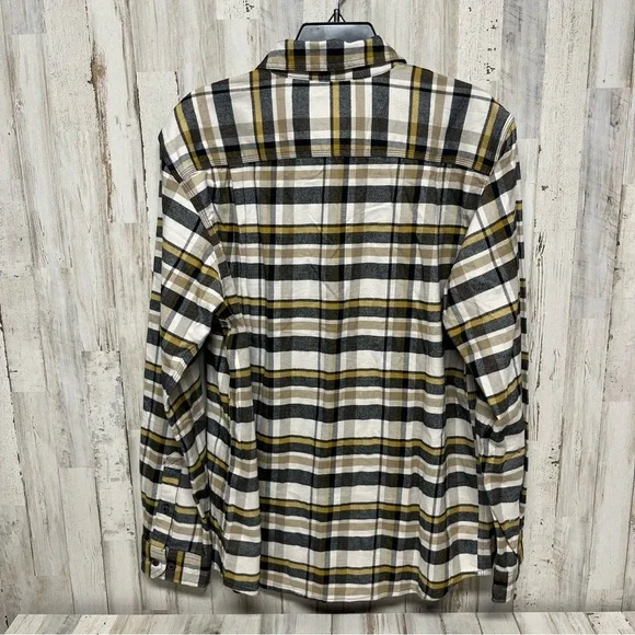 Carhartt Men's Flannel Rugged Flex Relaxed Midweight Long Sleeve plaid M NWT - Picture 6 of 12